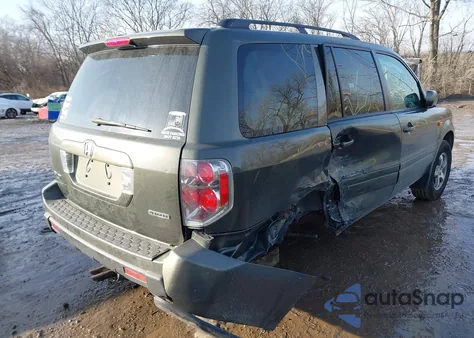 2006 Honda Pilot Ex-L from USA, damaged, VIN 2HKYF18526H512202